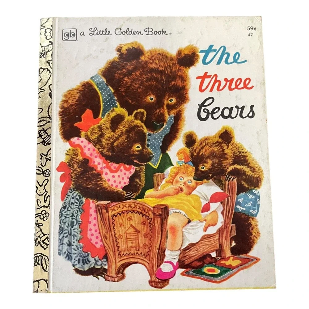 The Three Bears Little Golden Book 1978 36th Printing Feodor Rojankovsky Vintage